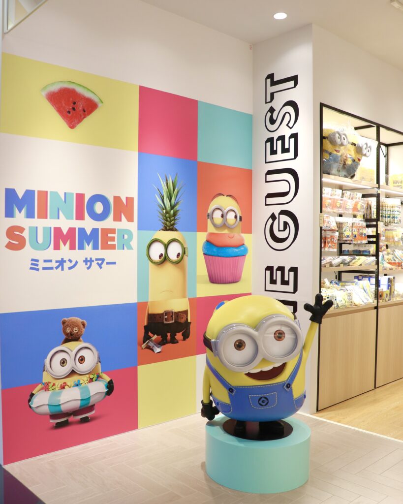 大阪 心斎橋パルコ Minion Summer Cafe ミニオン サマーカフェ 数量限定のテイクアウトドリンクが本当に可愛い 映画とわたし